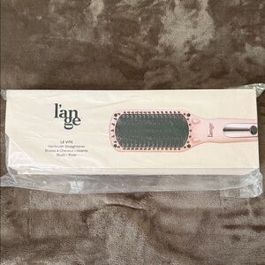 Lange Le Vite Hairbrush Straightener - Pink